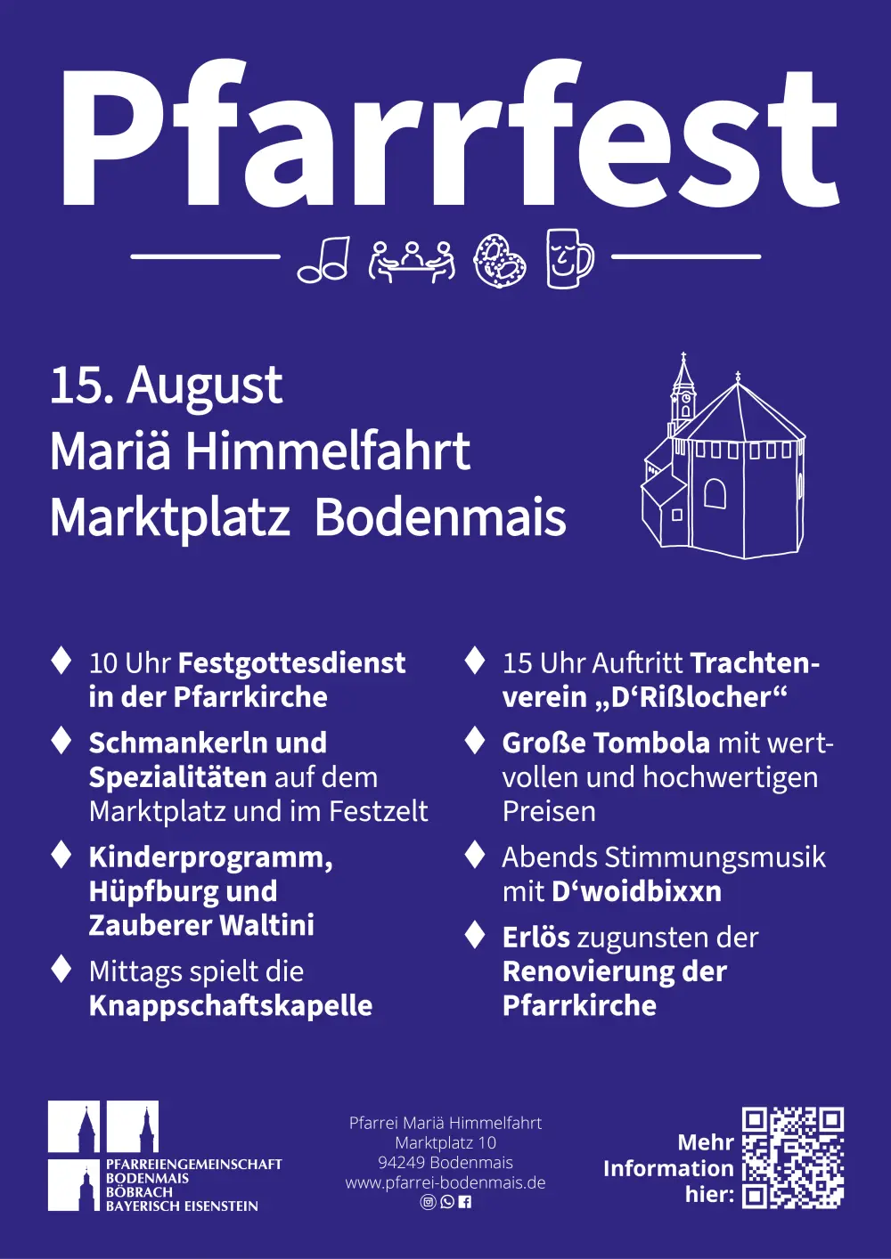 Pfarrfest Bodenmais – 15. August