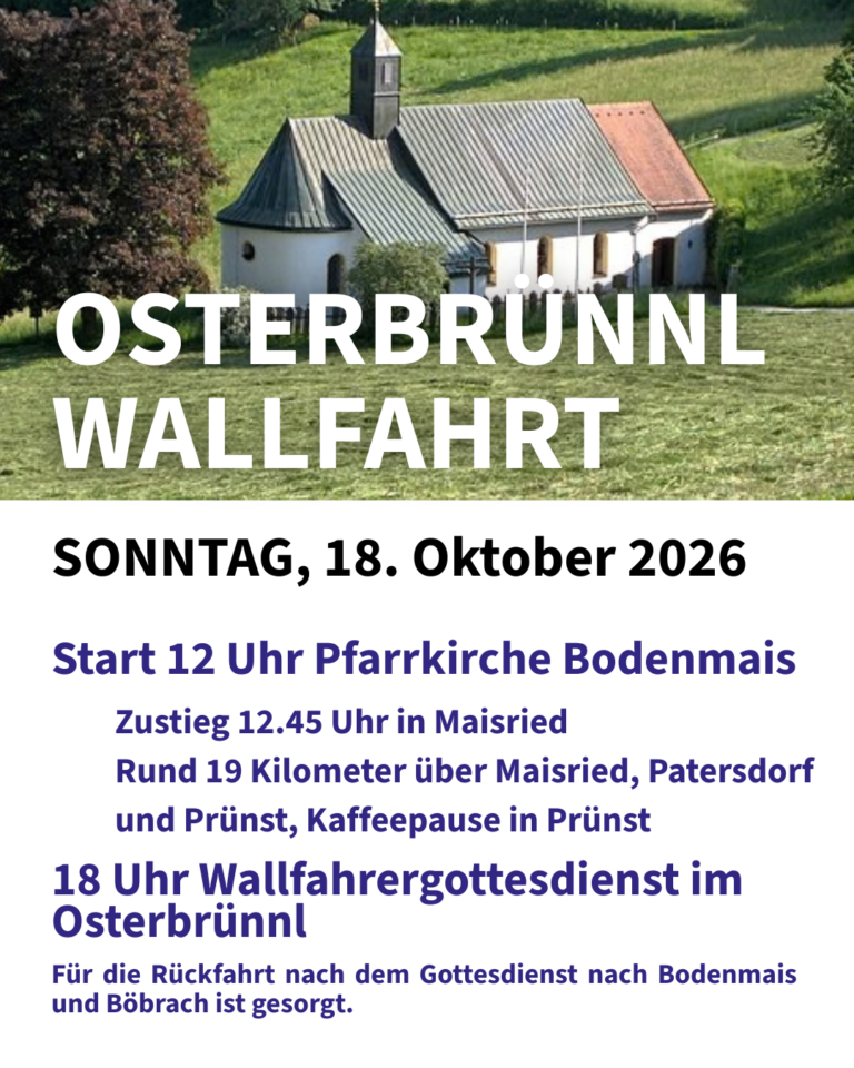 Osterbrünnlwallfahrt am Kirchweihsonntag